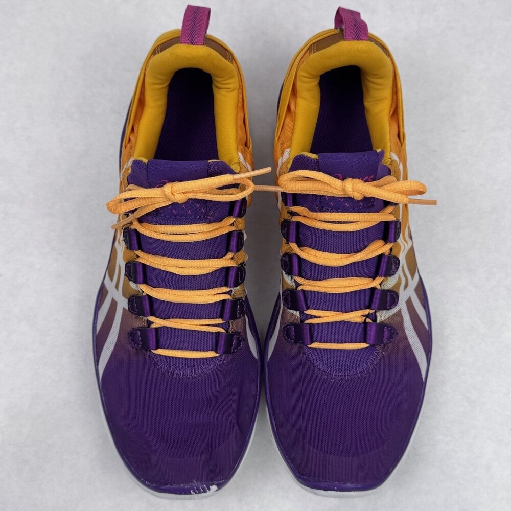 Asics Womens Size 8.5 Purple Orange Sana Athletic Running Shoes Lace Up S465N - Picture 2 of 13